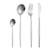 Cross-border Portuguese matte round handle 304 stainless steel tableware, restaurant spoons, light luxury, ins retro steak knives, forks and spoons Application Scenario